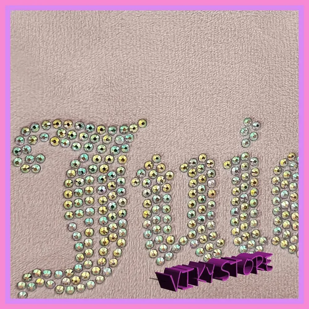 NWT 💕 Juicy Couture Velvet Backpack Rhinestones Glamorous & Chic #7086 💕